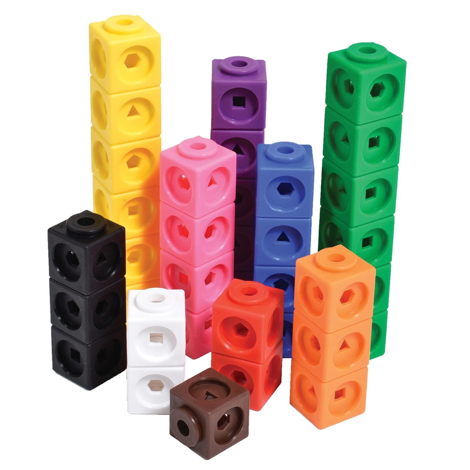 Cubes MathLink - 100 pièces - HOPTOYS