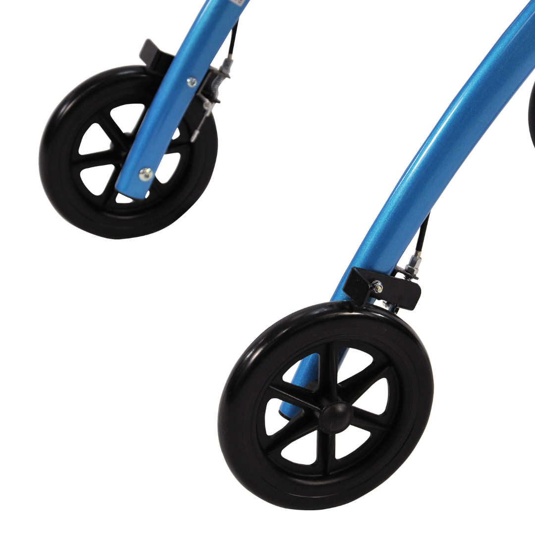 Mobilex Jaguar Indoor Rollator In Blue Wheels