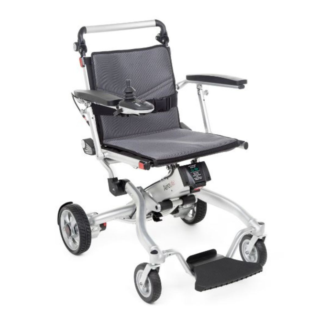 Aerolite powerchair, lightweight and portable electric wheelchair