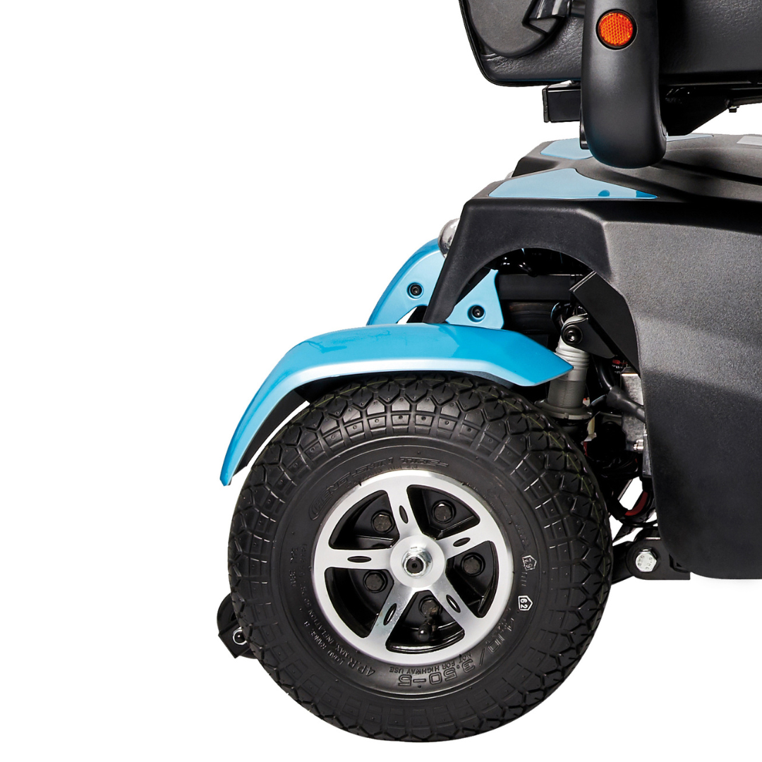 Van Os Dx8 Deluxe In Blue Left Wheel View