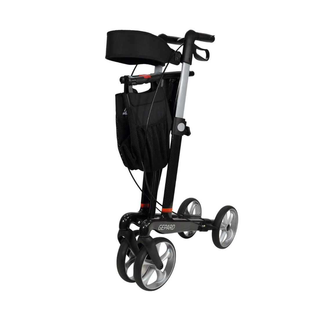 Mobilex Gepard Carbon Fibre Rollator Folded