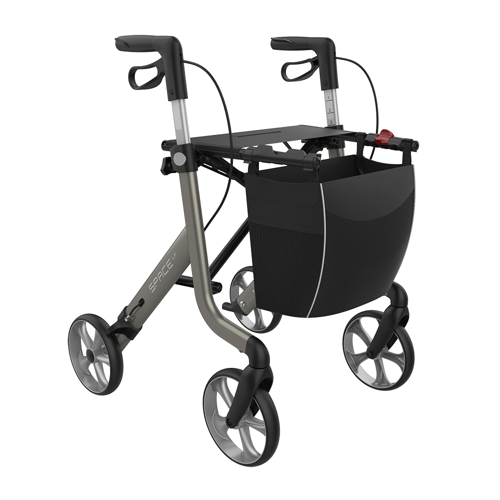 Rehasense Space LX Rollator in Champagne colour