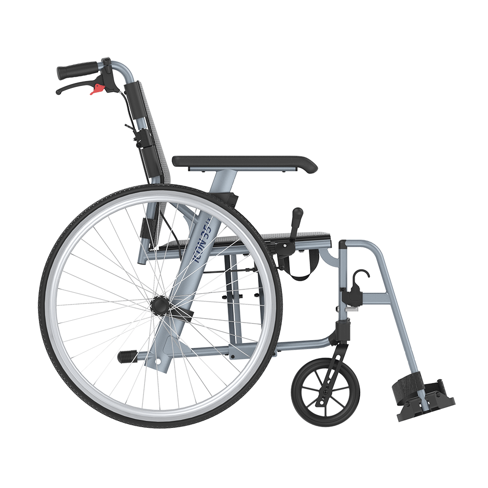 Rehasense Icon 35 LX Self-Propelled Wheelchair with 22" rear wheel