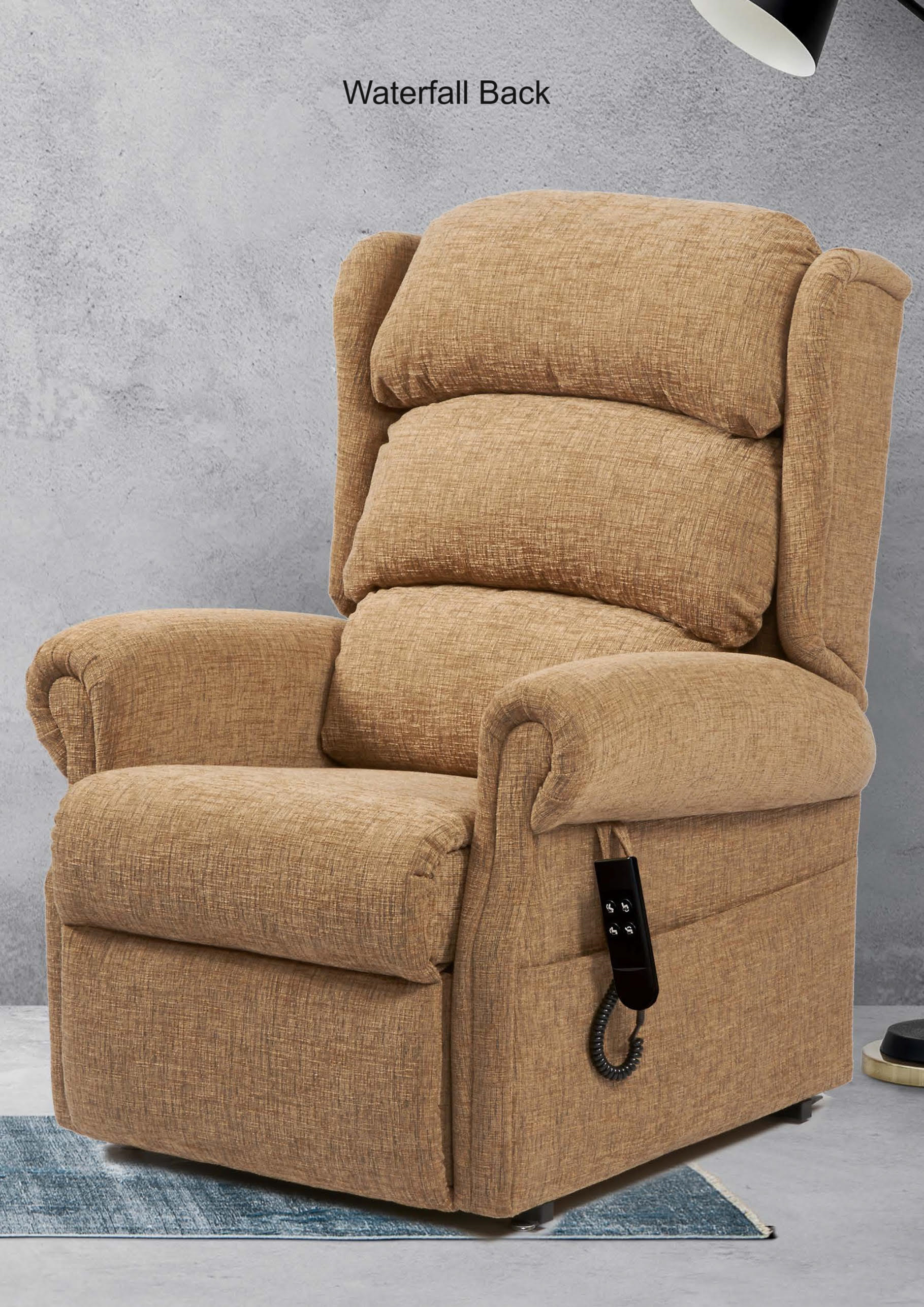 Primacare Brecon Dual Motor Tilt in Space Riser Recline Chair with Waterfall Back