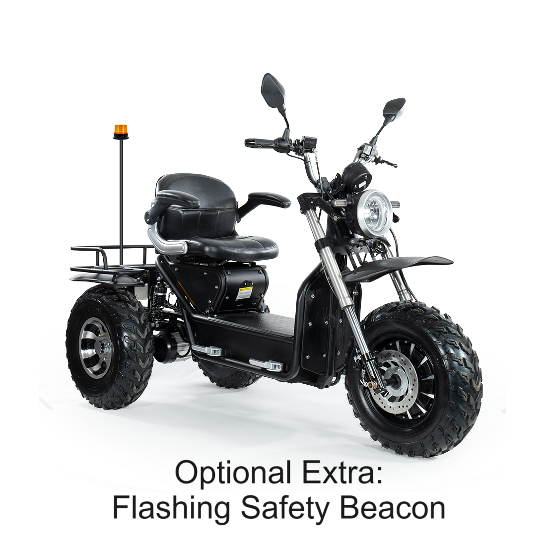 Scooterpac Invader with optional flashing beacon