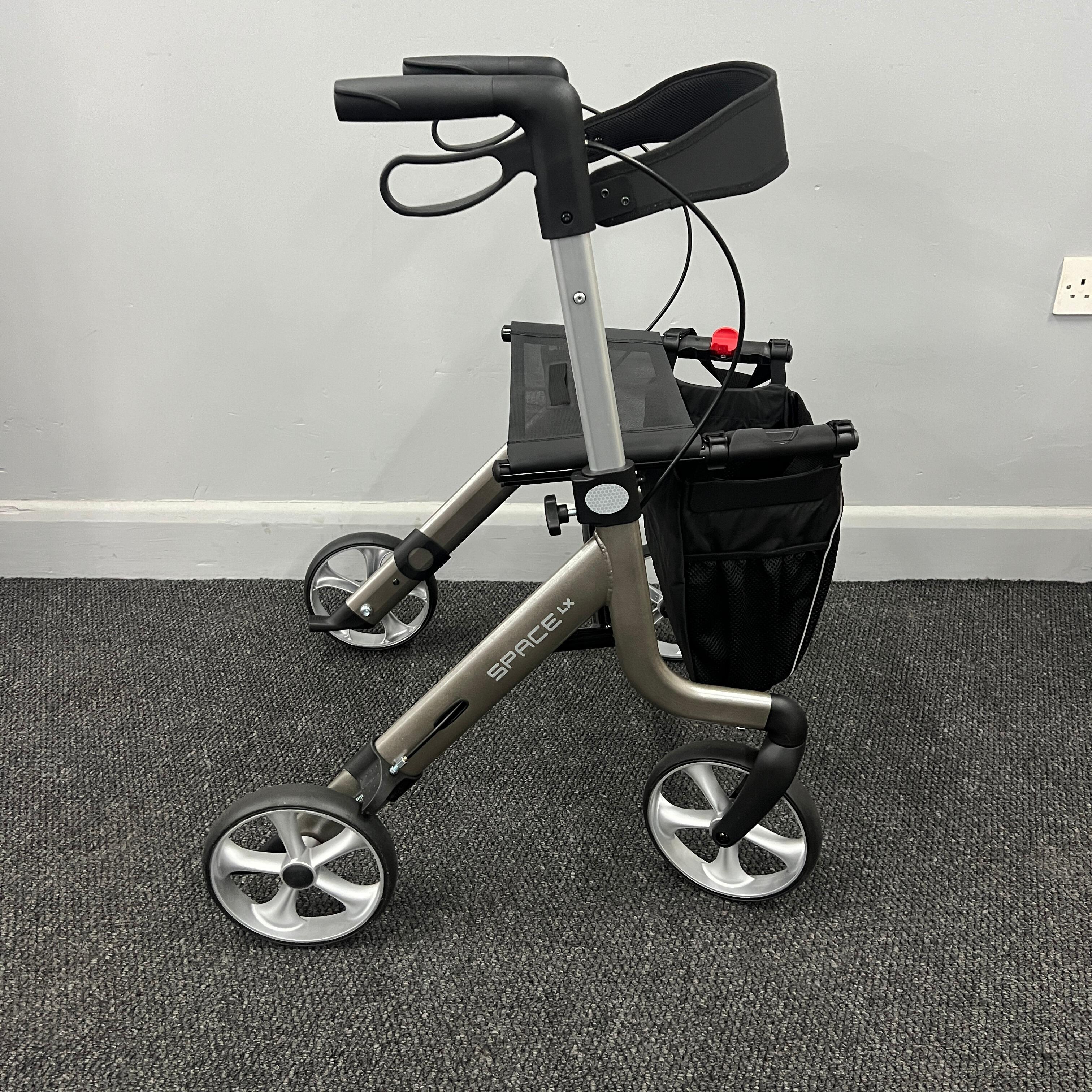 Rehasense Space LX Rollator with Shopping Bag
