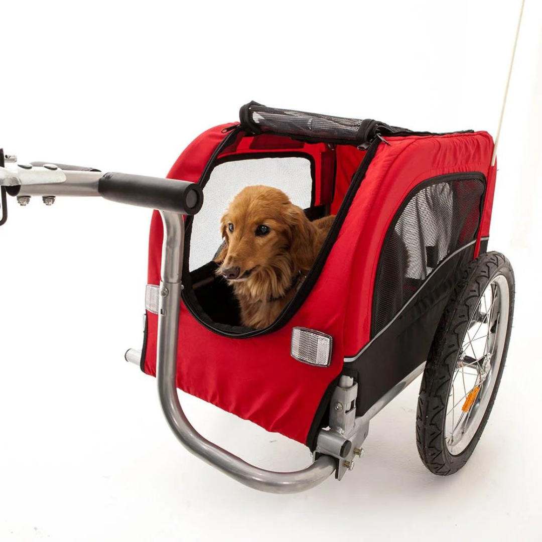 Small dog trailer hot sale