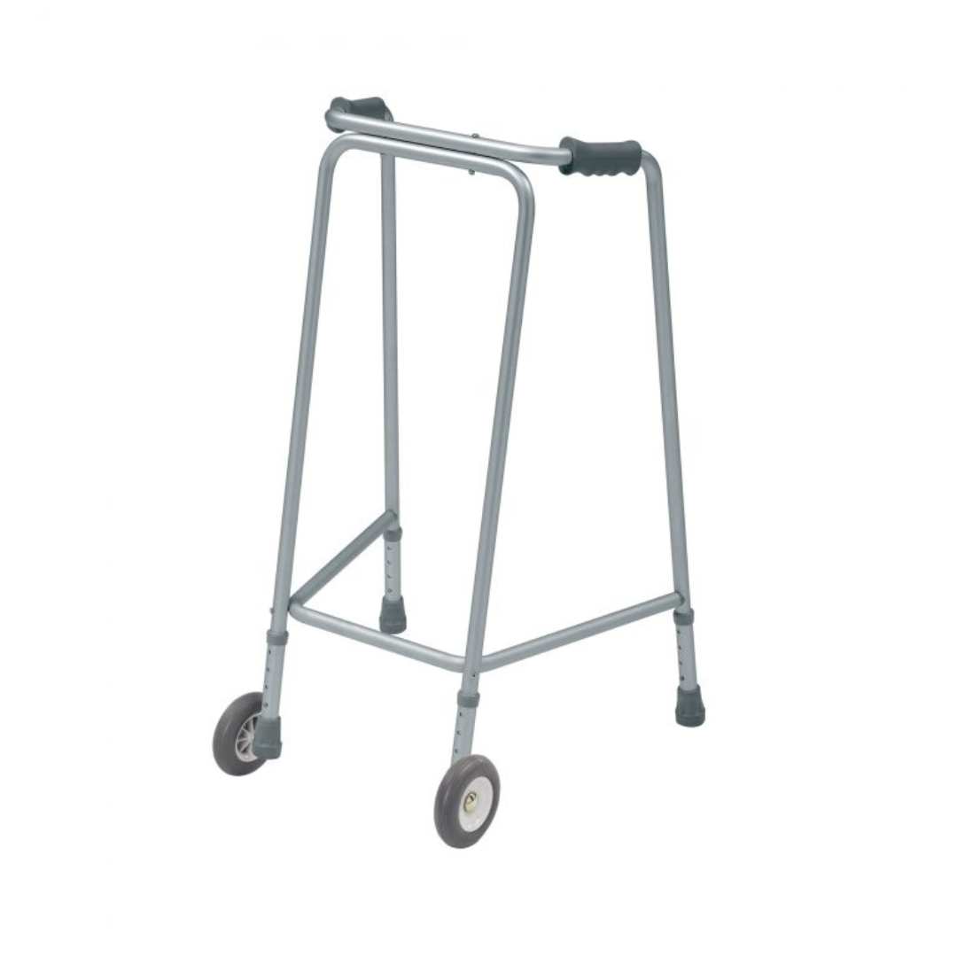 Narrow Lightweight Walking Frame with front Wheels