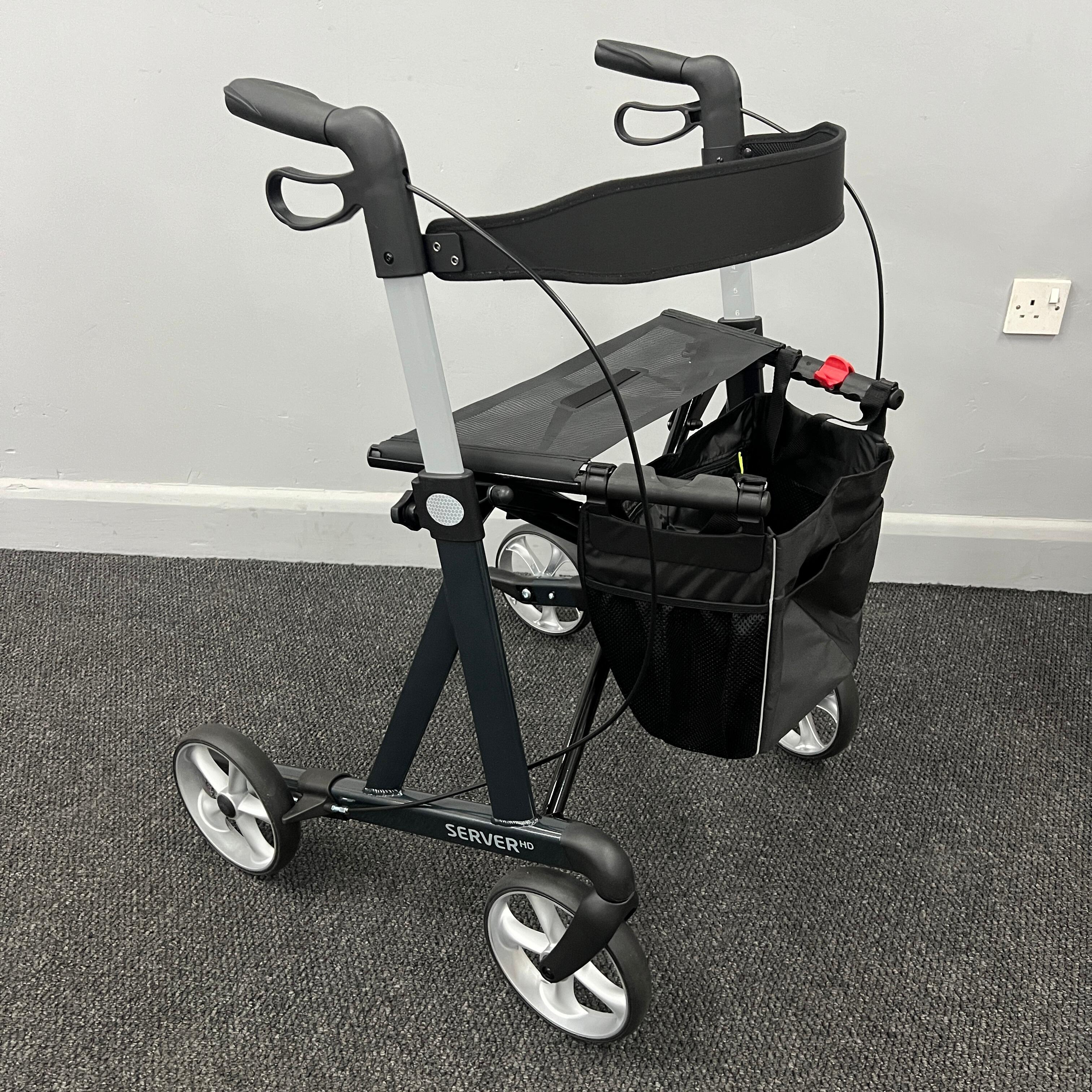 Rehasense SERVER HD Rollator - Strength, Comfort, and Enhanced Mobility