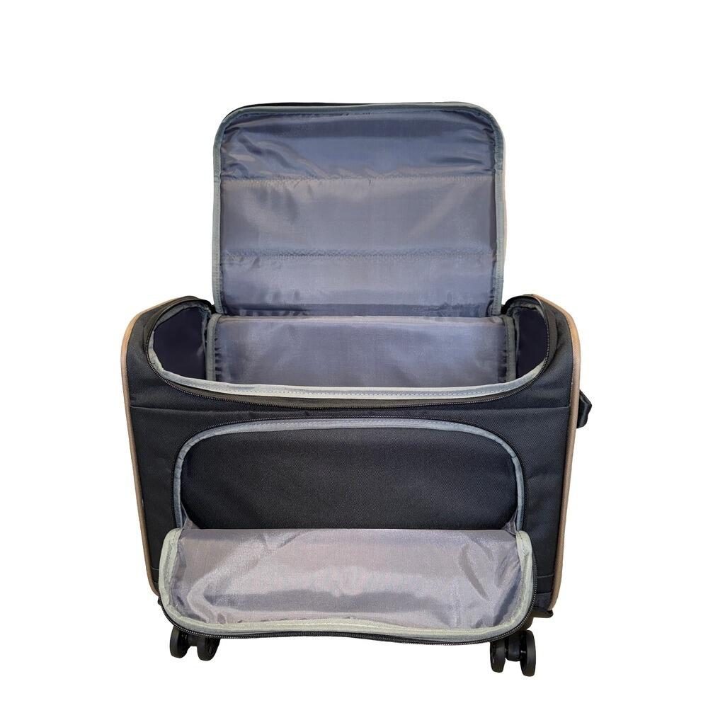 NEW Horn Trolley Bag Large open coffee