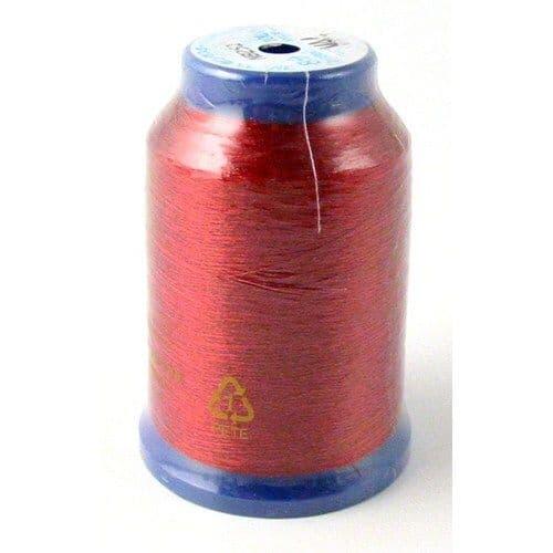 Kingstar Metallic 1000 Meter Embroidery Thread - Red
