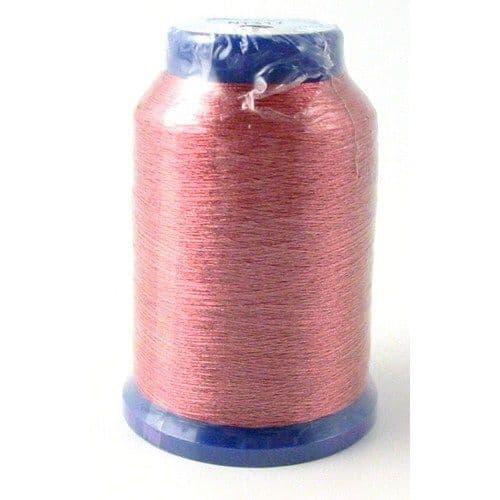 Kingstar Metallic 1000 Meter Embroidery Thread - Carnation Pink