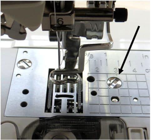 needle plate screw