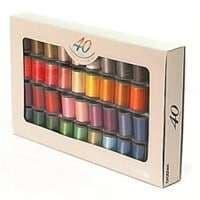 Brother 40 Colour Satin Thread Pack