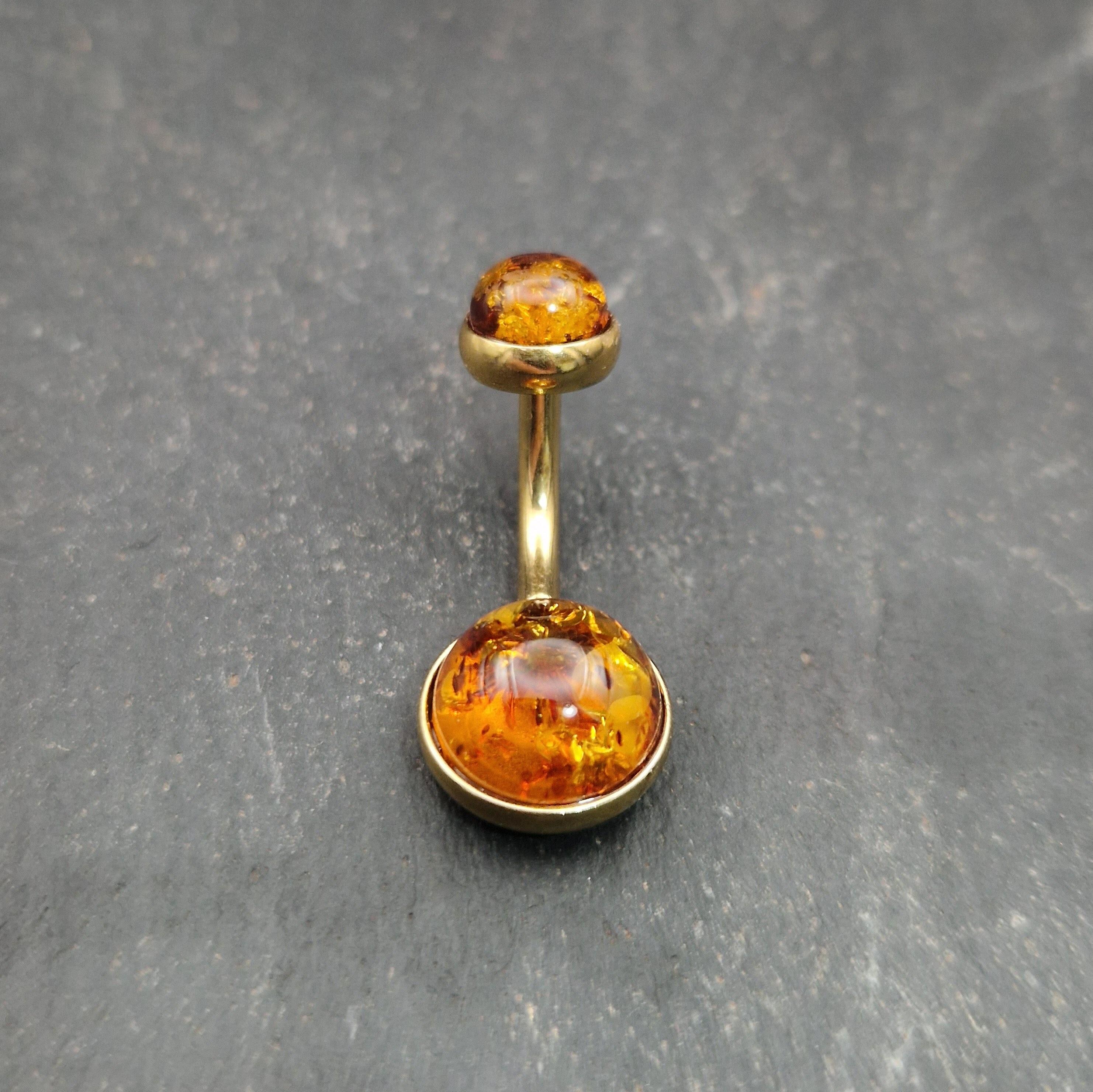 Amber Gold Belly Bar