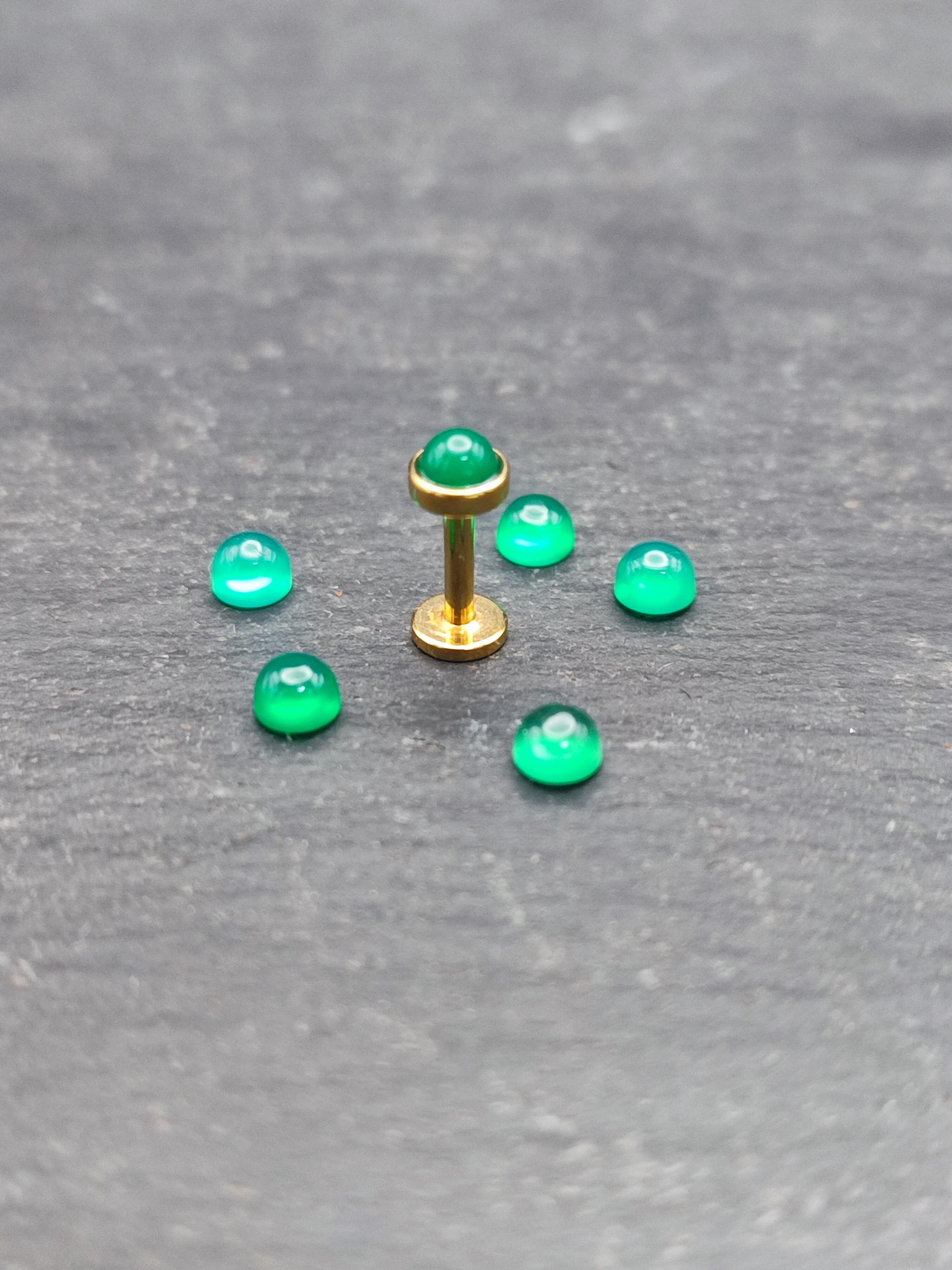 Gold Labrets (316l Steel)