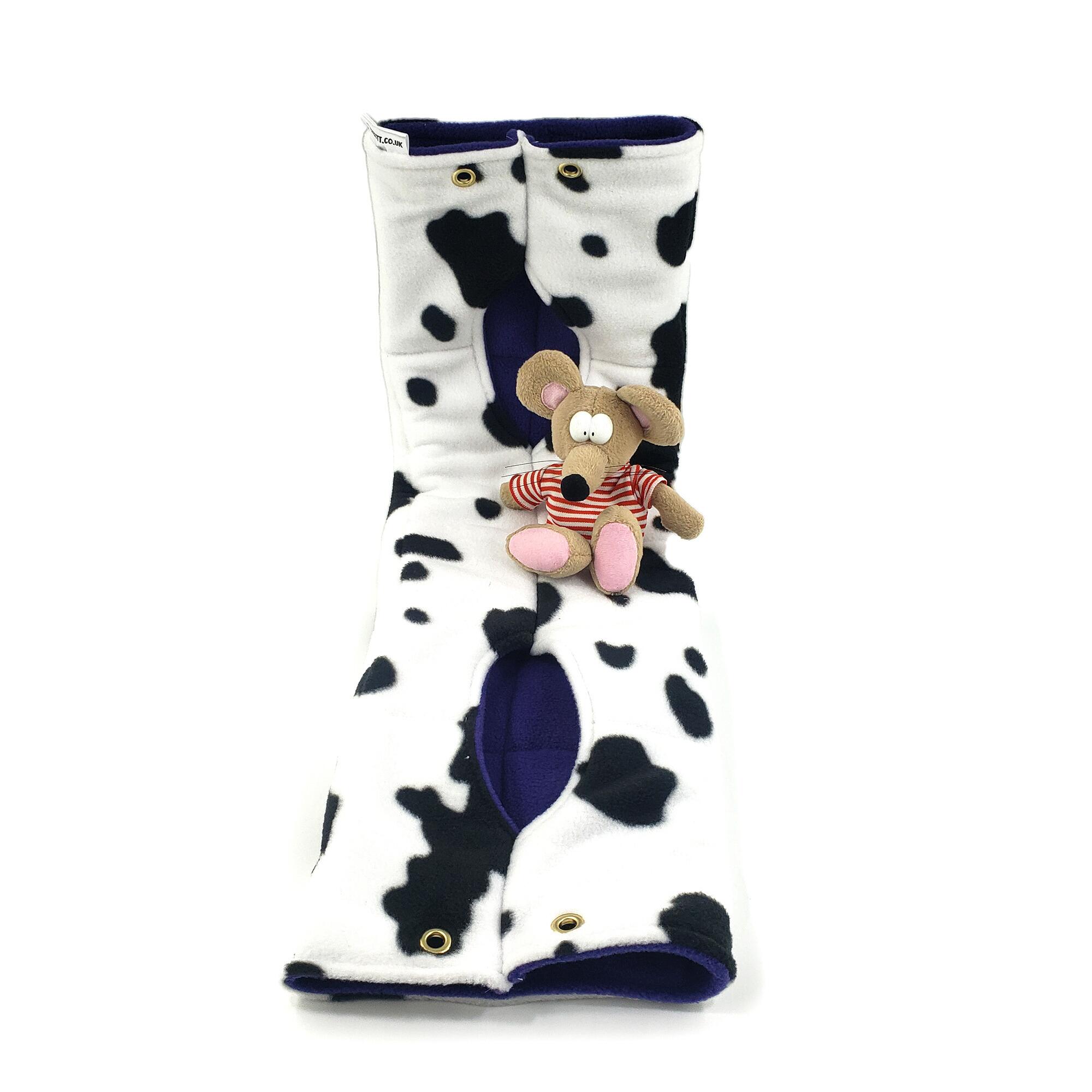 Large fleece hanging tube for rats, chinchillas, degu, small furries