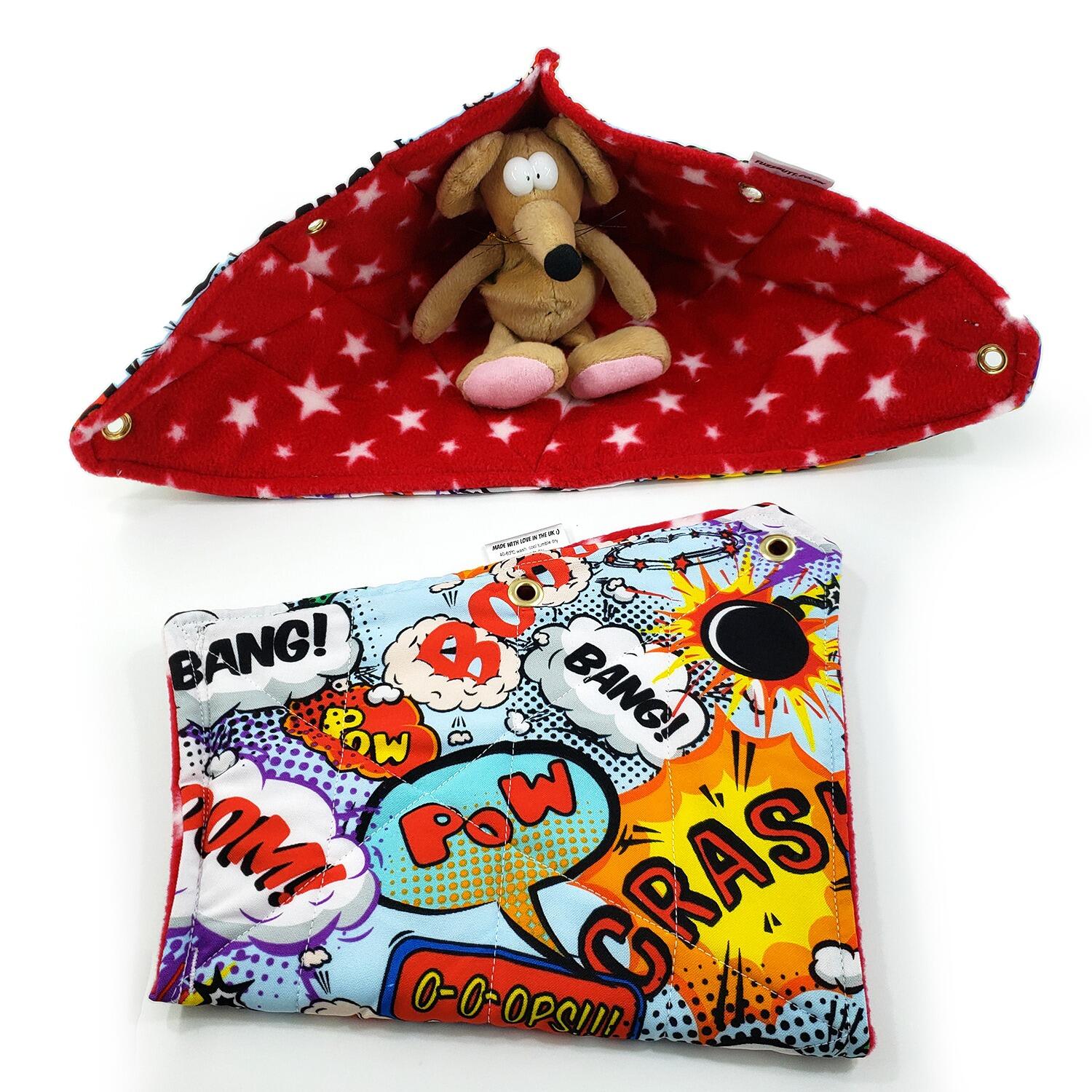 Corner rat hammock, corner chinchilla hammock, Fuzzbutt corner hammock, Corner Crush