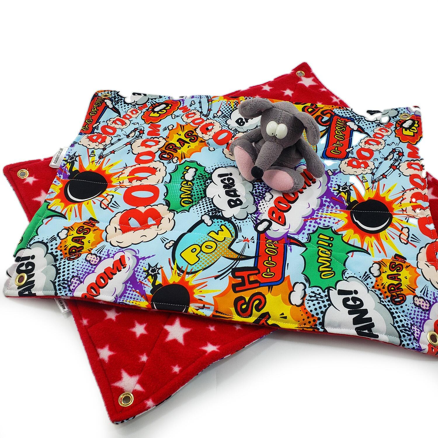 rat hammock, chinchilla hammock, Fuzzbutt 20x15" flat hammock for rats, chinchillas, small furries