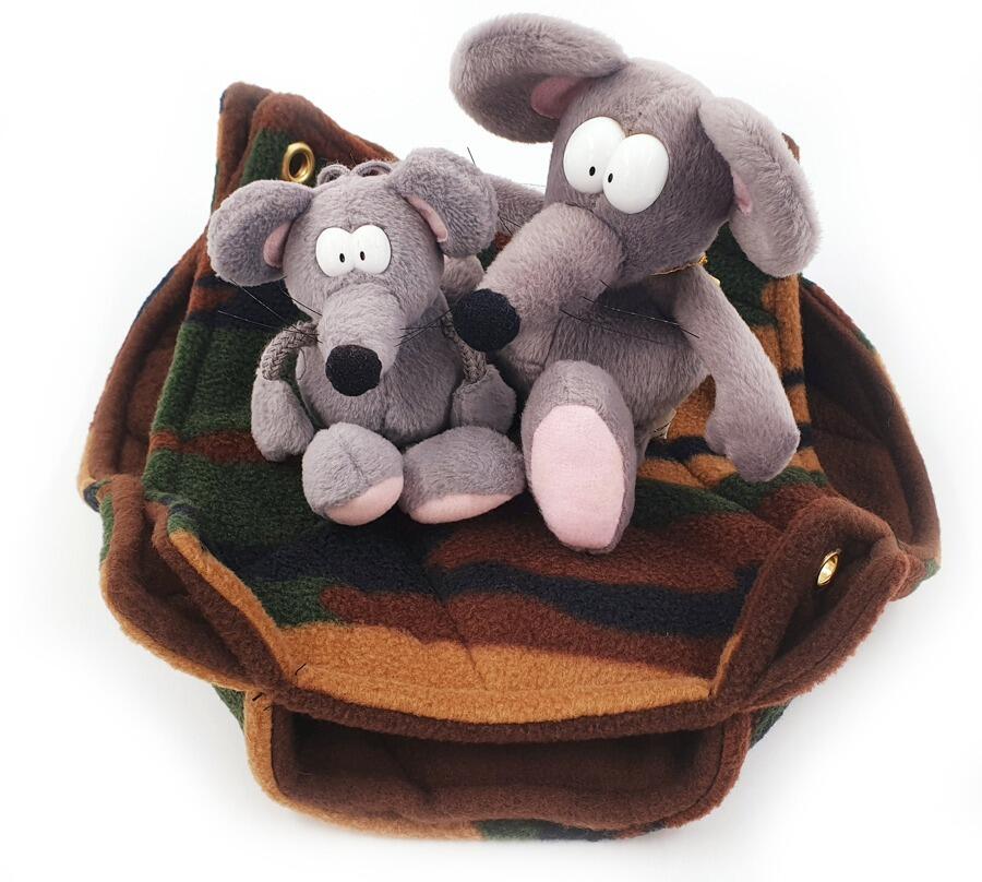 Fuzzbutt "Stack-a-Fuzz" mini double hammock for hamsters, mice, degu, gliders.