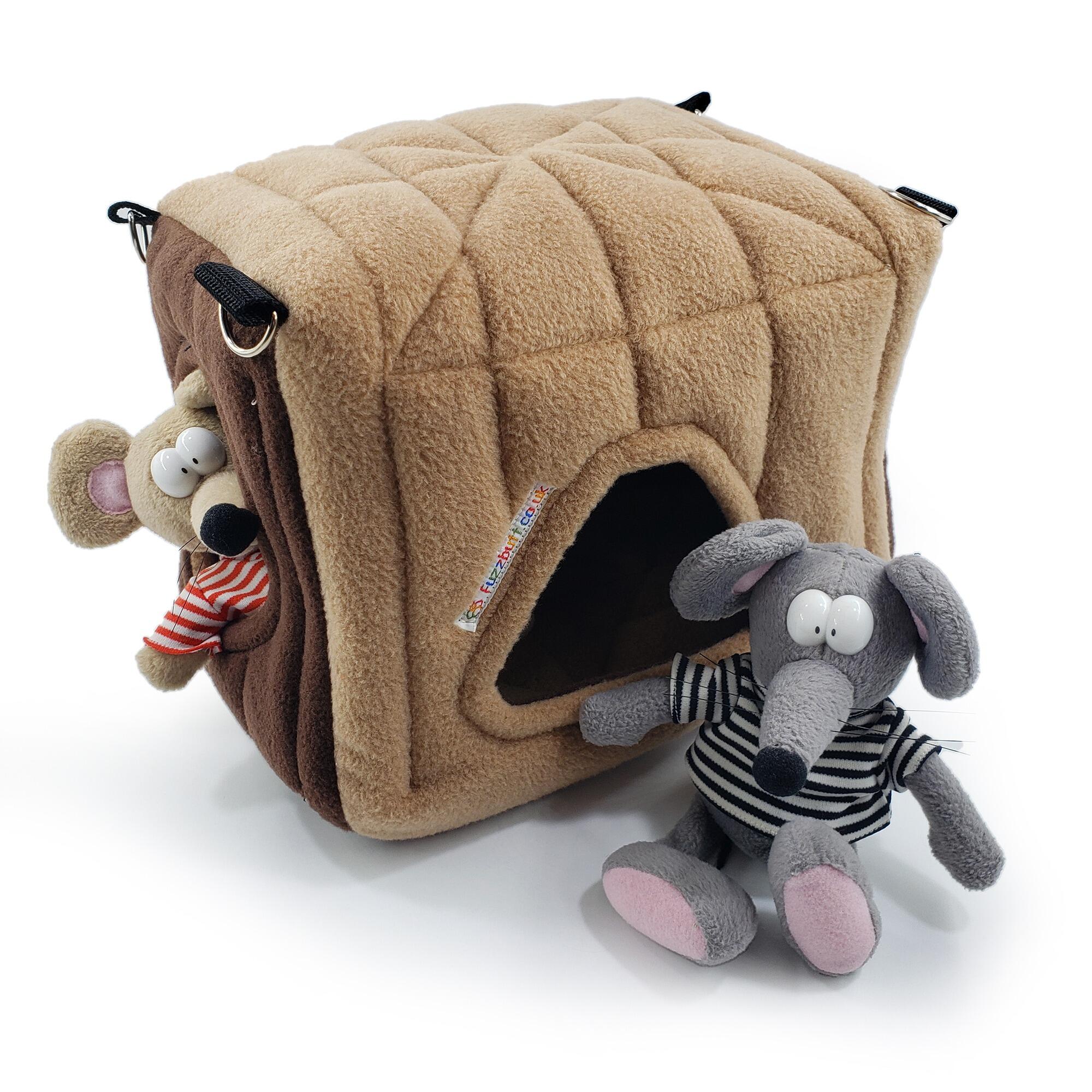 Fuzzbutt Luxury Snooze Cube for chinchillas, rats, small furries
