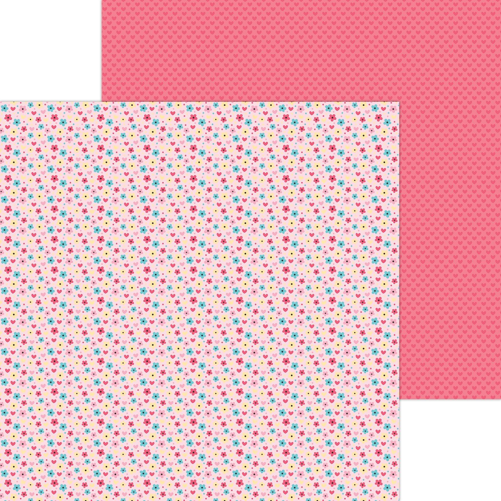 Doodlebug Textured Double-Sided Cardstock 12\"X12\" Summer Fun...