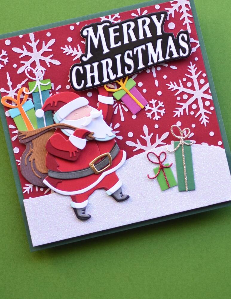 Memory Box - 94737 Layered Festive Santa craft die