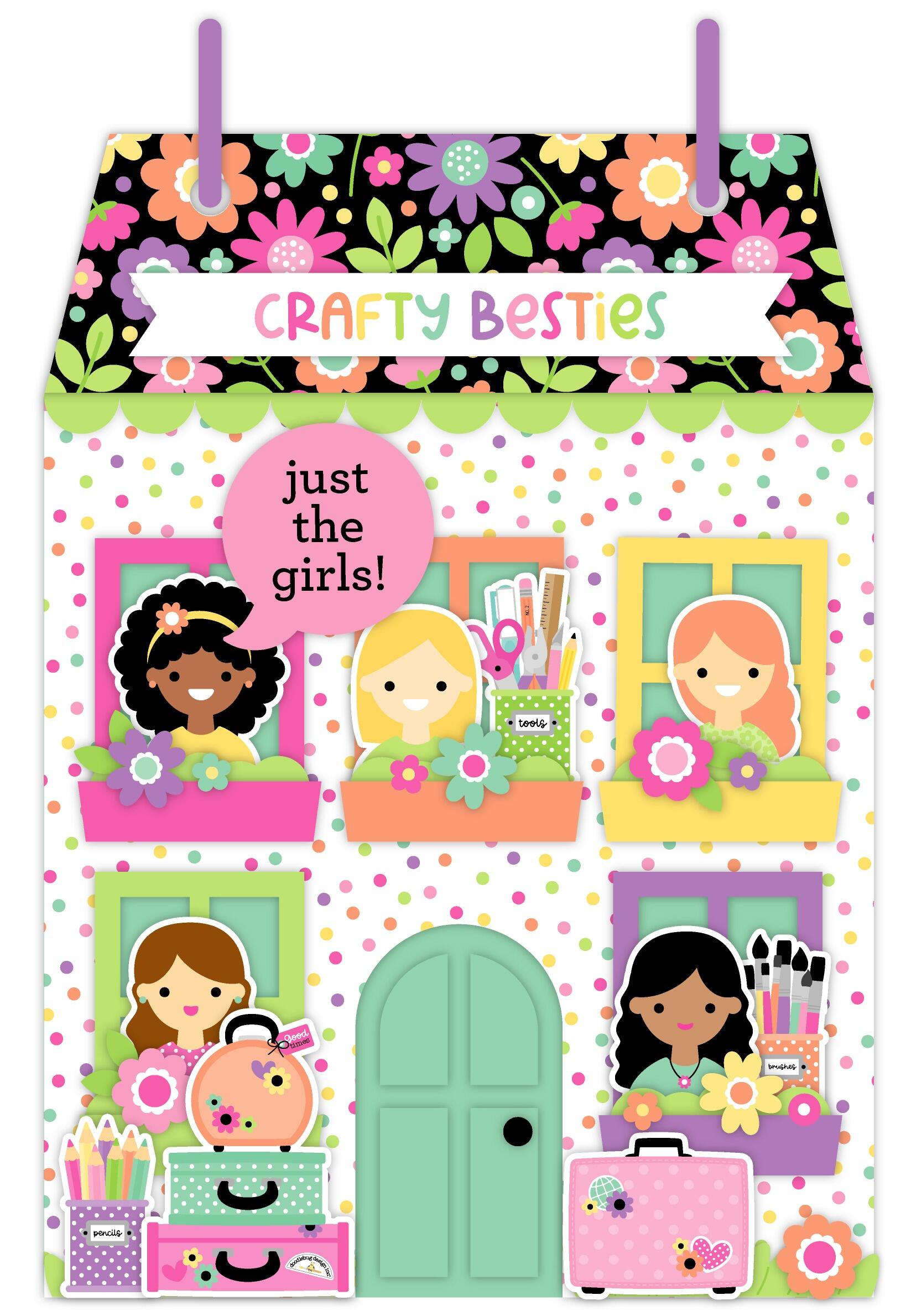 color me crafty chipboard album example