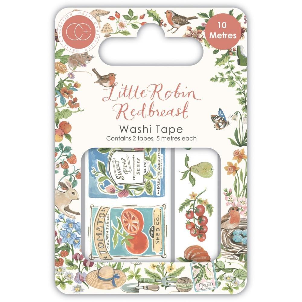 Craft Consortium Double-Sided Paper Pad 6X6 40/Pkg-Little Robin Redbreast