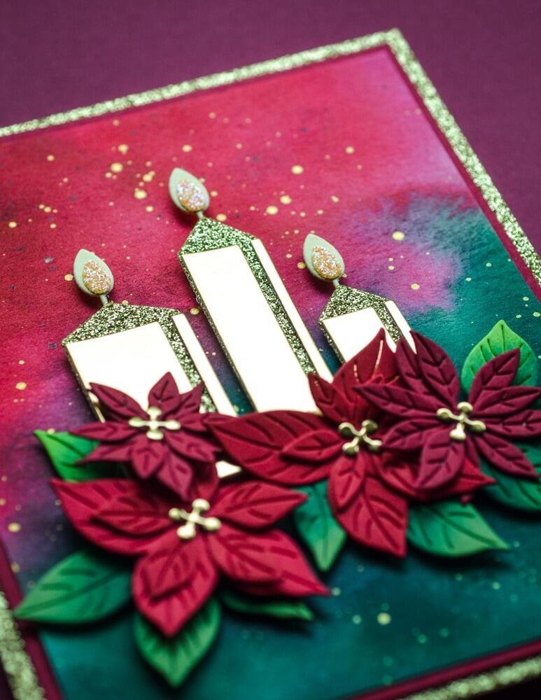 Memory Box - 94822 Petite Poinsettias craft die