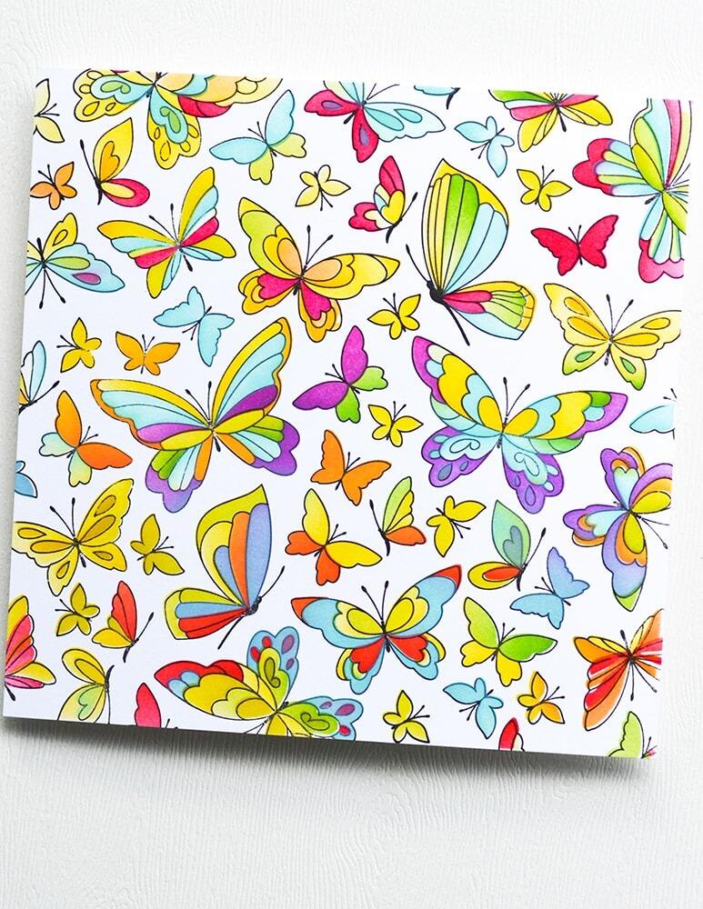 Memory Box - 88634 Butterfly Kaleidoscope Stencil Set