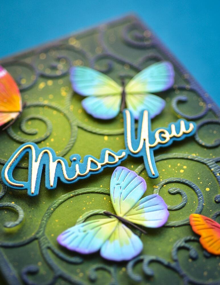 Memory Box - 94771 Exquisite Butterflies craft die