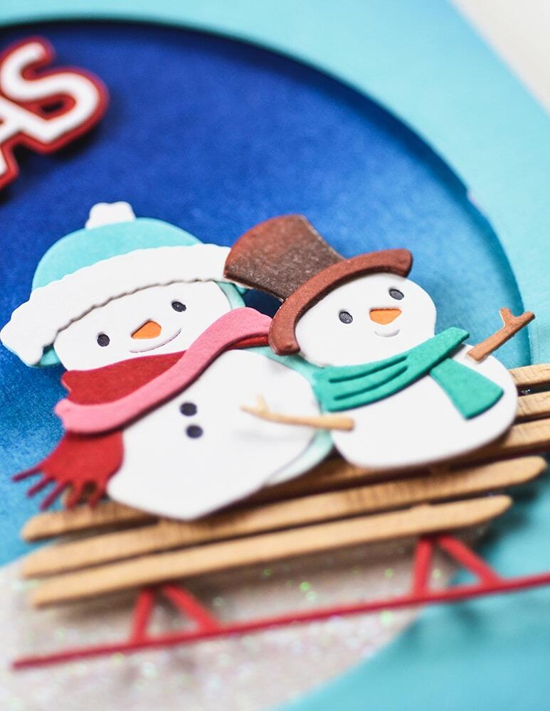 Memory Box - 94934 Cute Bundled Snowman craft die