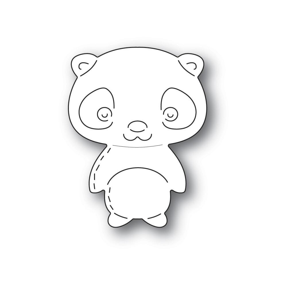 Poppystamps - 2379 Whittle Giant Panda craft die