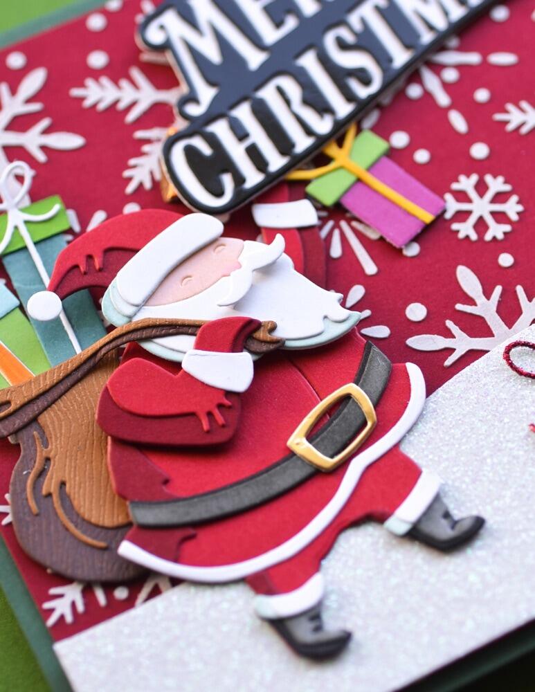 Memory Box - 94737 Layered Festive Santa craft die