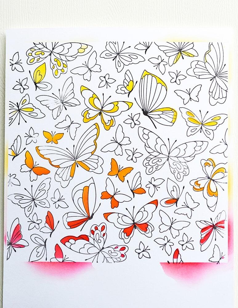 Memory Box - 88634 Butterfly Kaleidoscope Stencil Set