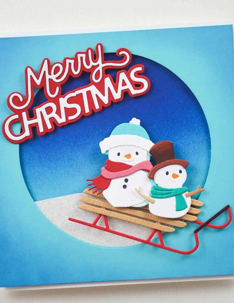 Memory Box - 94934 Cute Bundled Snowman craft die