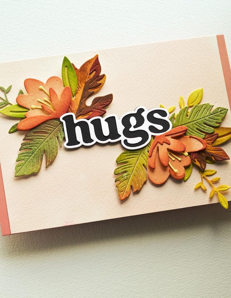 Birch Press Design 57547 Big Hugs Vintage Sentiment craft die