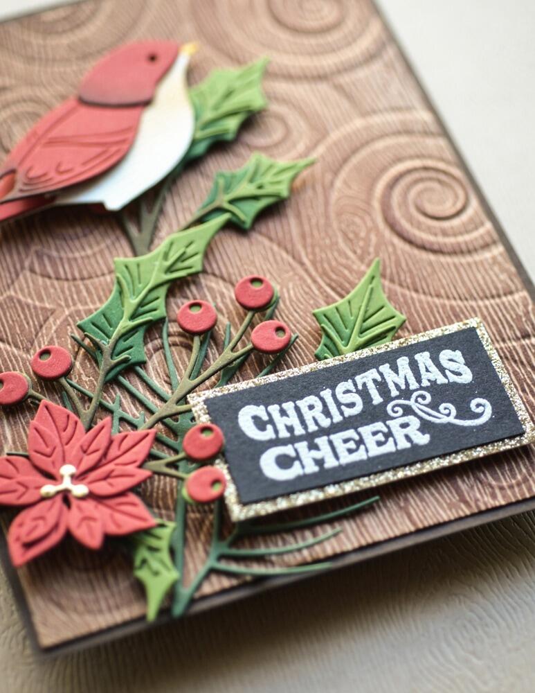 Memory Box - 94822 Petite Poinsettias craft die