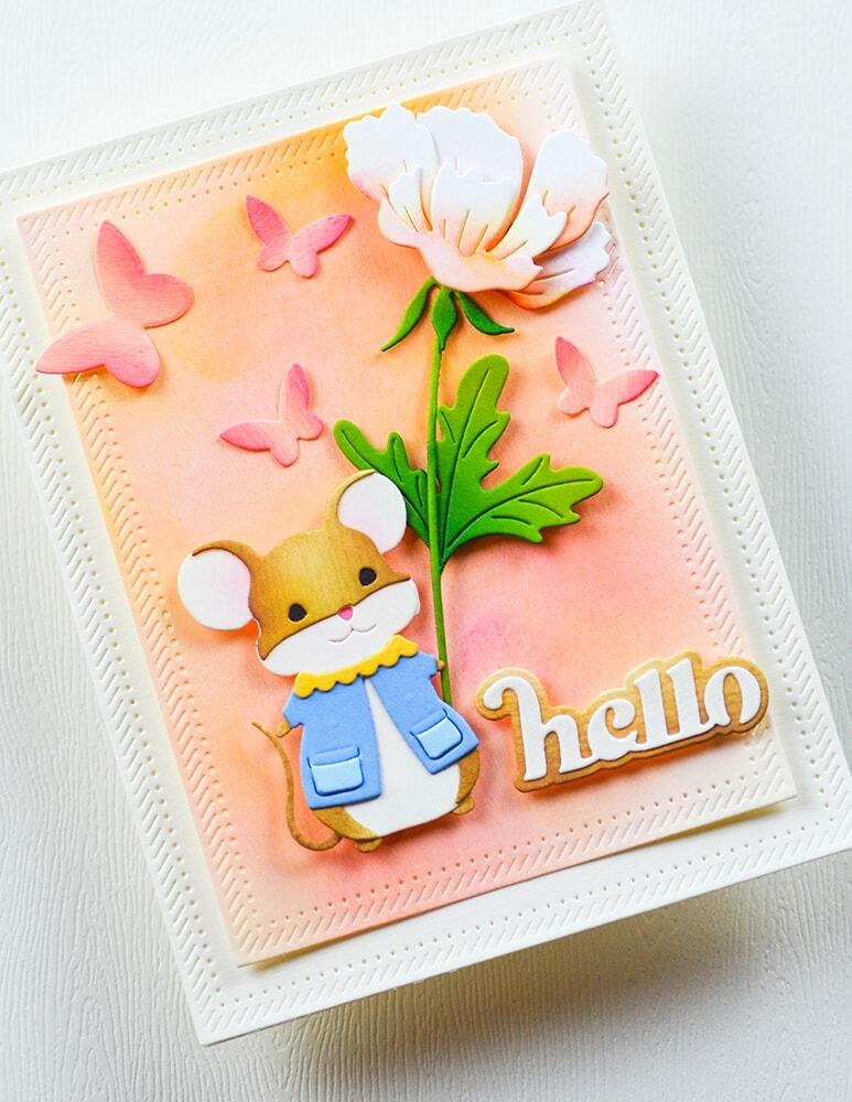 Memory Box - 94901 Floating Butterfly Plate craft die
