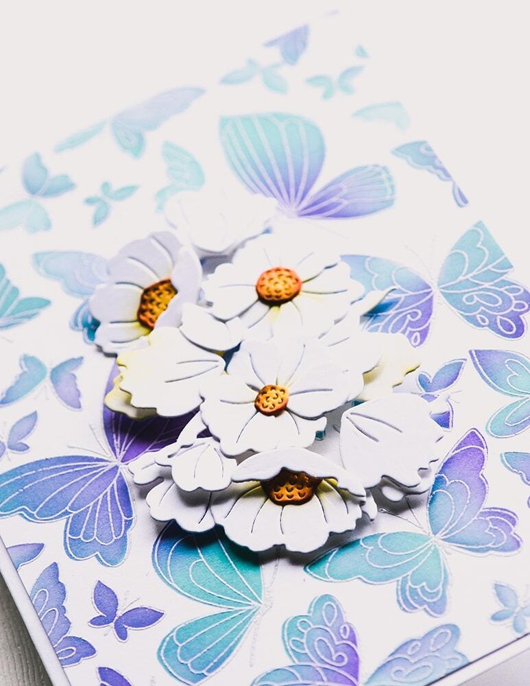Memory Box - 88634 Butterfly Kaleidoscope Stencil Set