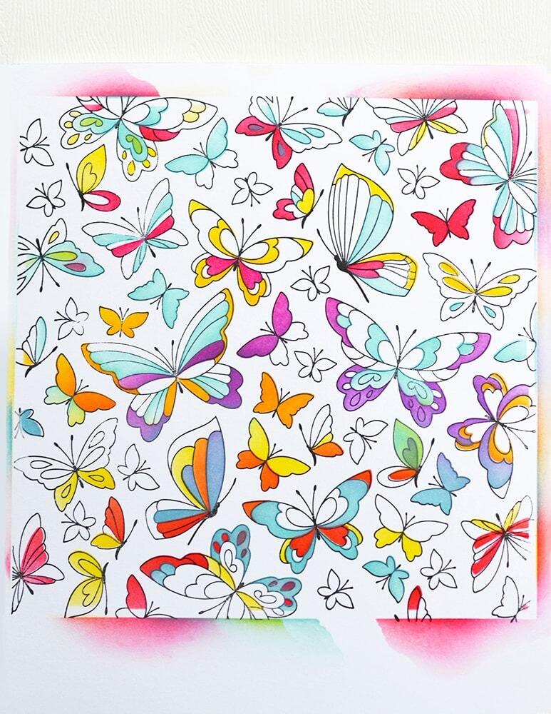 Memory Box - 88634 Butterfly Kaleidoscope Stencil Set