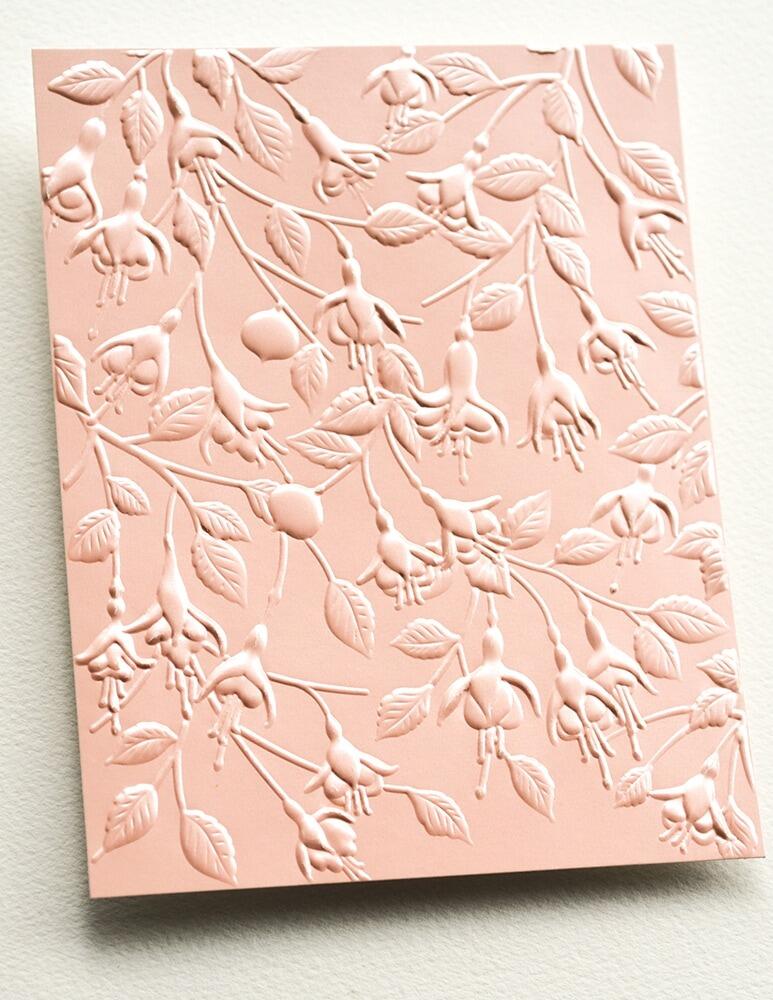 Memory Box - EF1046 Fuchsia Cascade 3D Embossing Folder