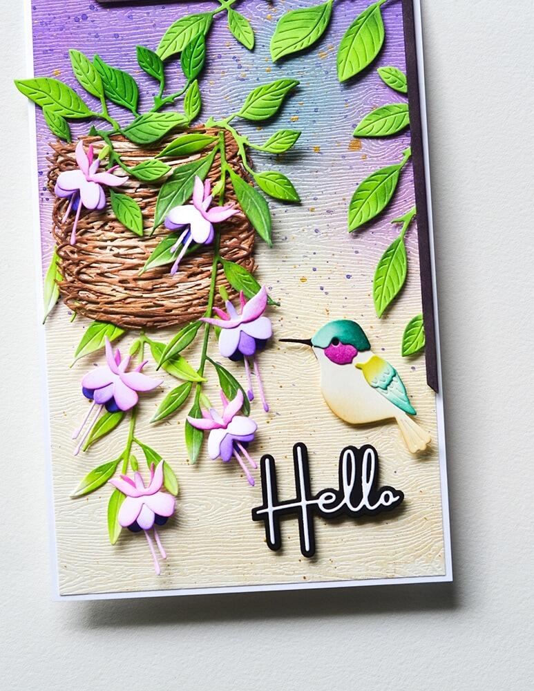 Memory Box - 94781 Hello Breezy Script craft die
