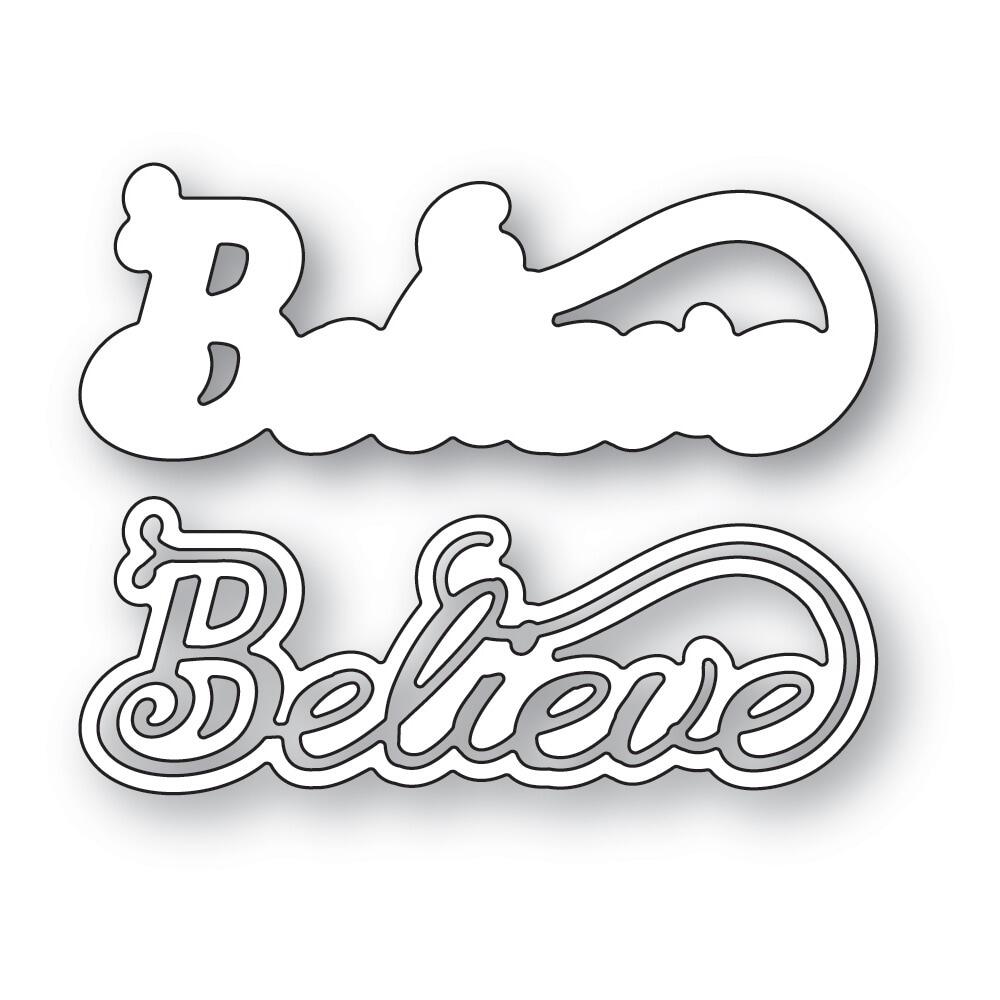 Memory Box - 94739 Believe Enchanted Script craft die