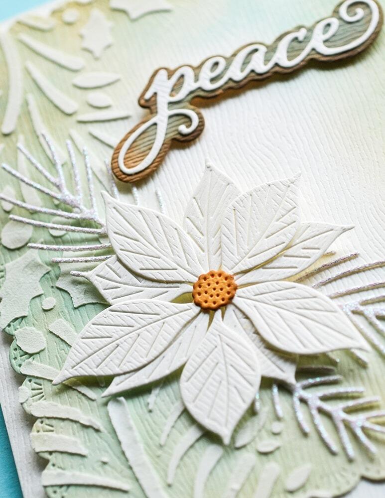 Memory Box - 94932 Brilliant Poinsettia craft die