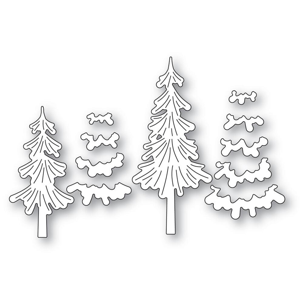 Pine Tree 100 Stencil