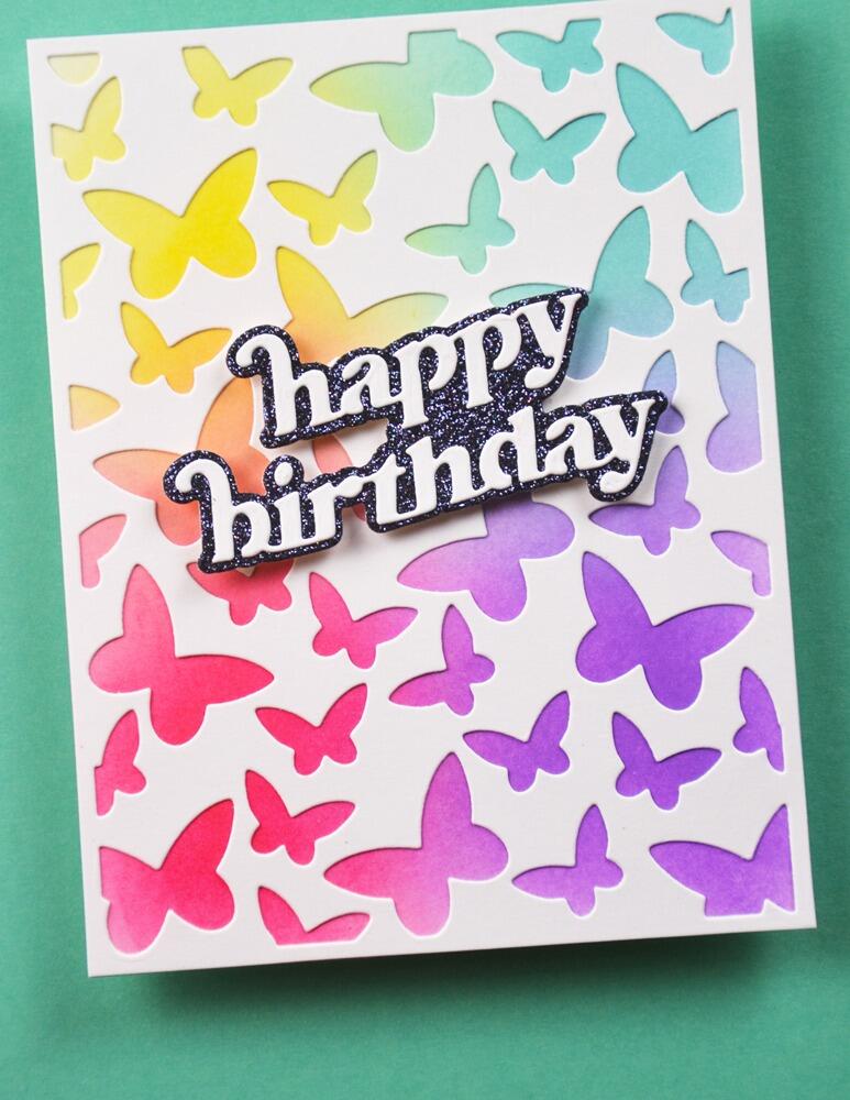 Memory Box - 88634 Butterfly Kaleidoscope Stencil Set