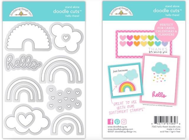 Hello There! craft die set - Doodlebug Doodle Cuts