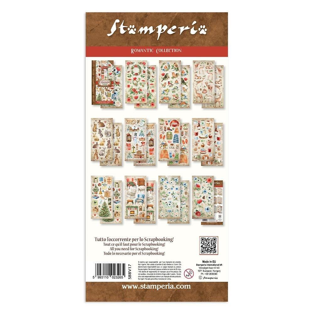 Stamperia Home for The Holidays 6x12Adhesive Chipboard (DFLCB59)